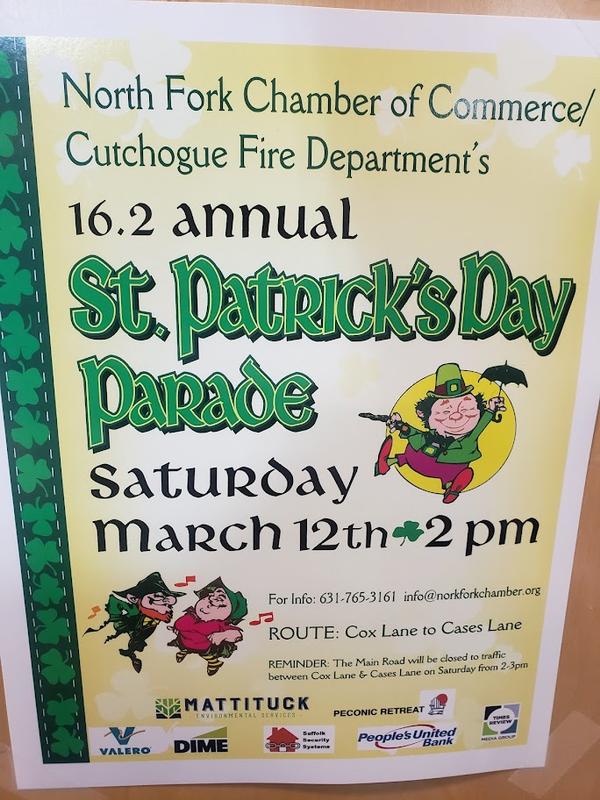 cutchogue ny st patricks day parade